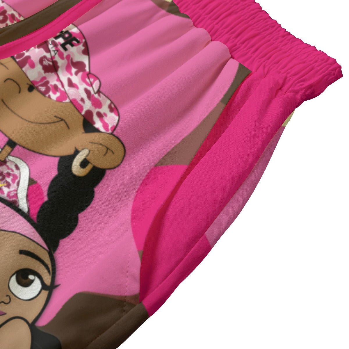 FFBLKGIRLPOP | Shorts With Drawstring  (Rayon)