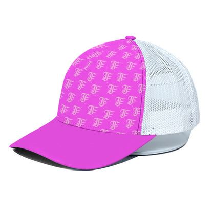 FFPink | Cap W/ White Half-mesh
