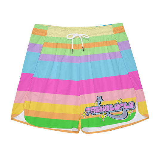 PastelStriped | Track Shorts