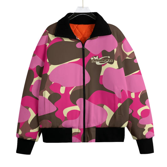 FFBrown&Pink Camo | Knit Workwear Jacket
