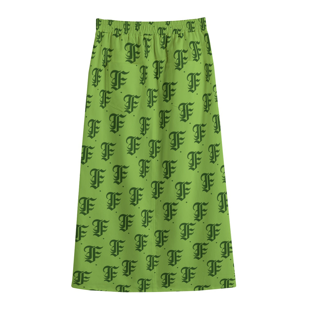 FFGreen Mid-slit Skirt | 245GSM Cotton