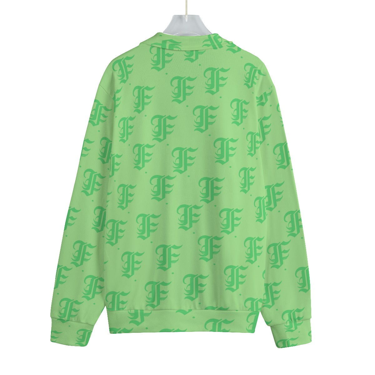 FFMintGreen | Knitted Fleece Zip-up