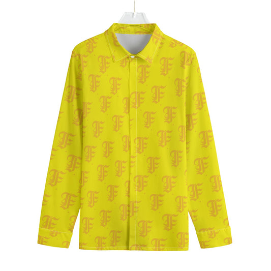 FFYellow Button-Up |115GSM Cotton poplin