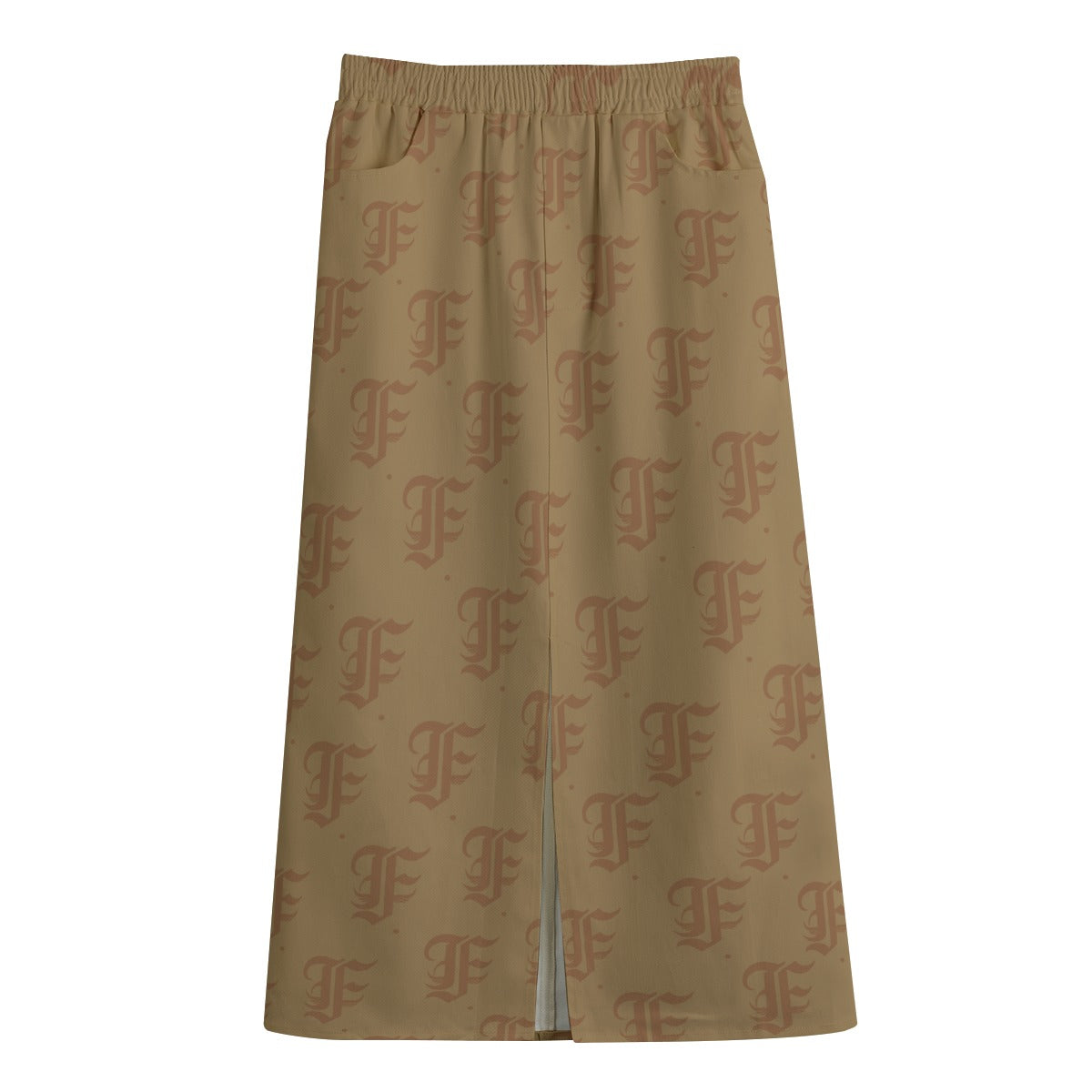 FFCoffee Mid-slit Skirt | 245GSM Cotton