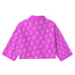 FFPink [Cropped Button-Up Jacket] | 245GSM Cotton