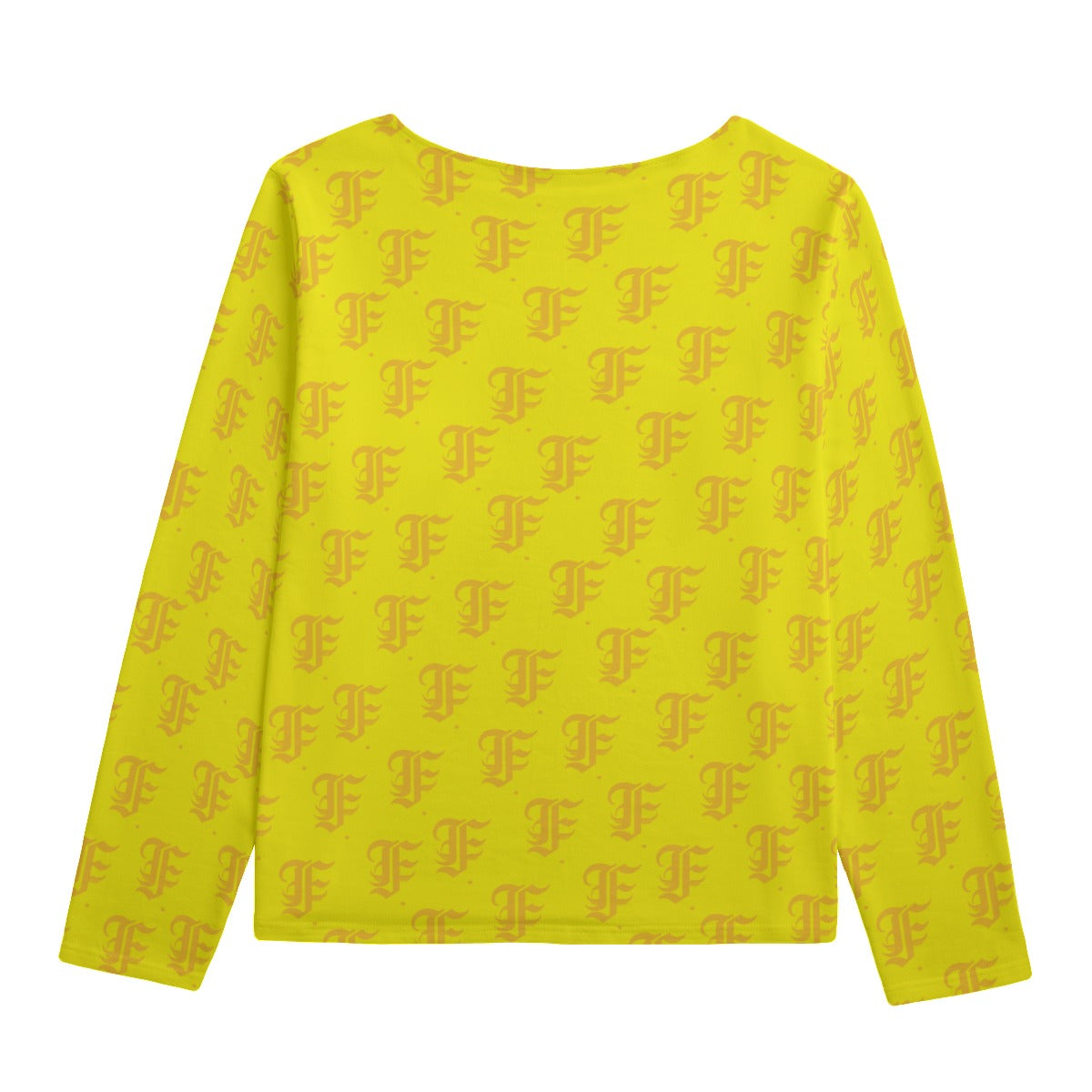FFYellow Boat Neck Sweatshirt | 310GSM Cotton