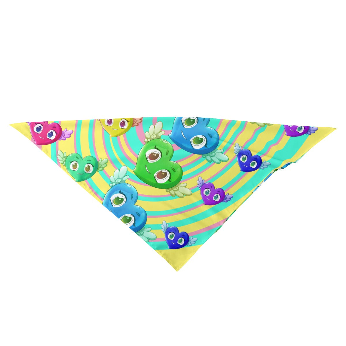FFPastelHearts Swirl | Silk Scarf