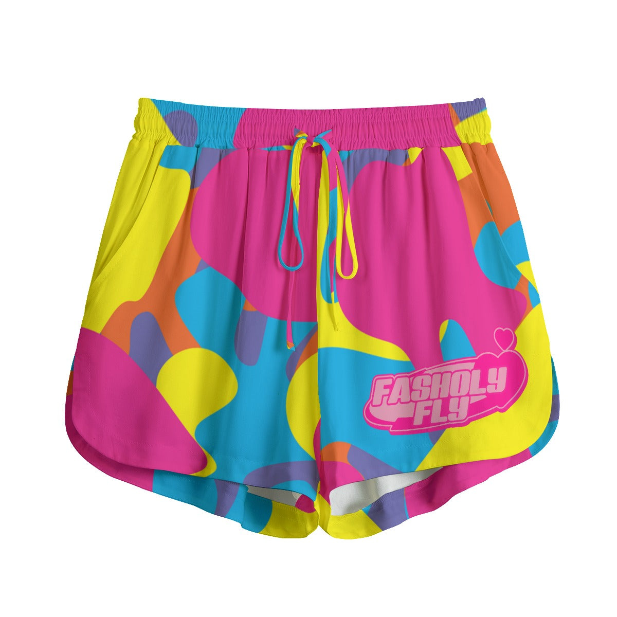 FFSummerCamo | Shorts With Drawstring  (Rayon)