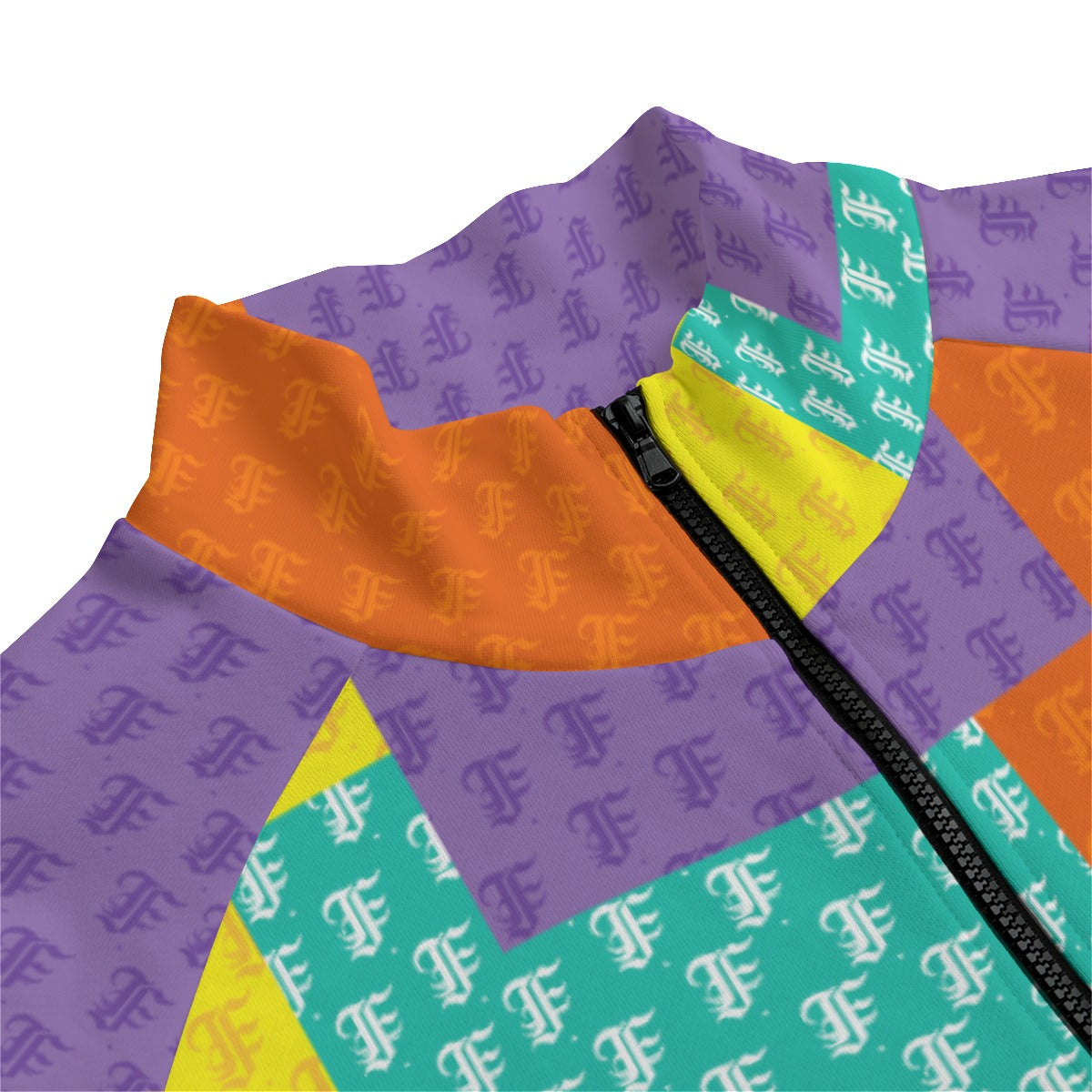 FFMulti-Color Patchwork Zip-up | 310GSM Cotton