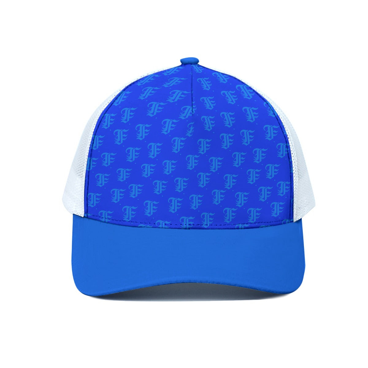 FFBlue | Cap W/ White Half-mesh