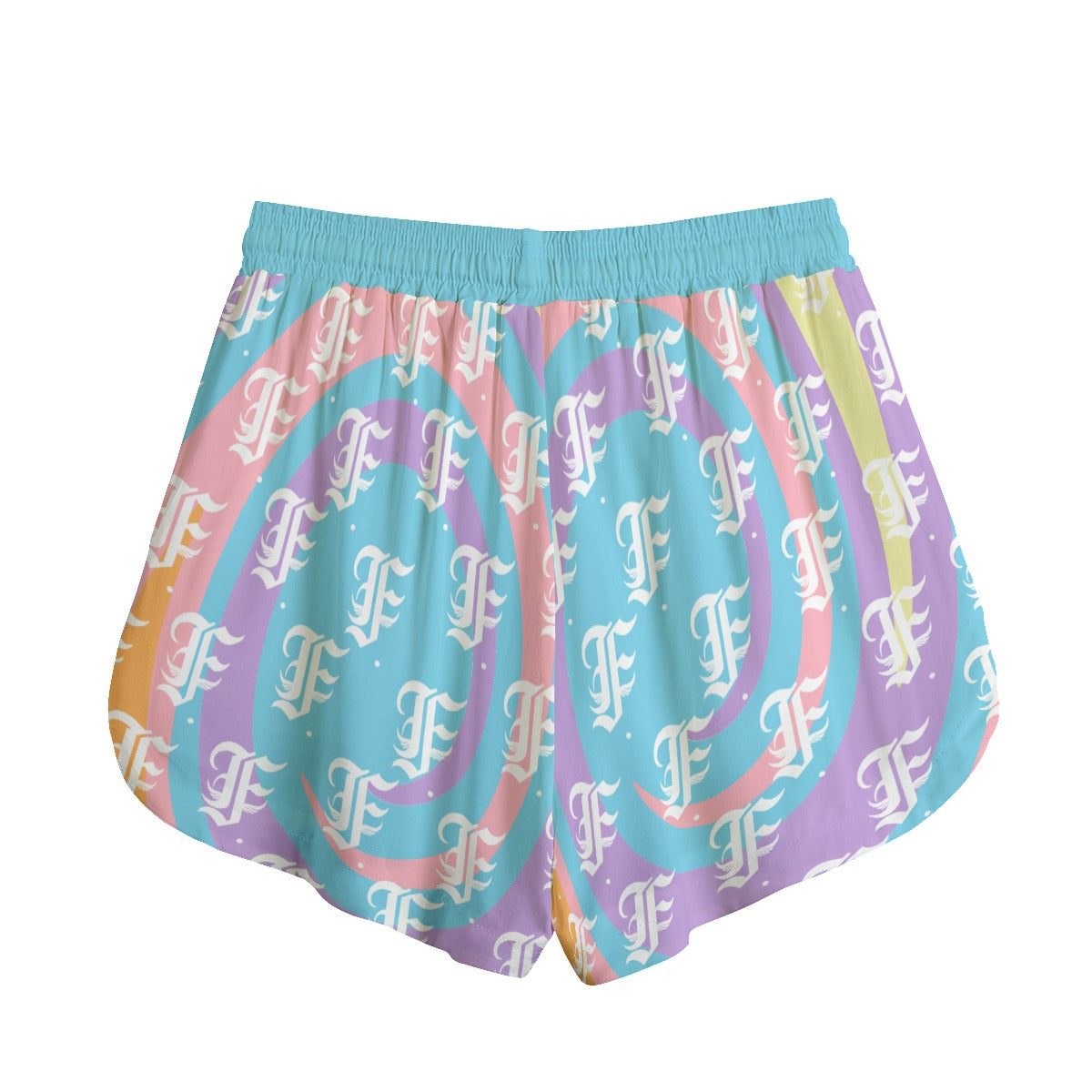 FFPastelSwirl | Shorts With Drawstring  (Rayon)