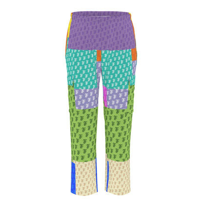 Pastel Patchwork | Track Cargo Pants