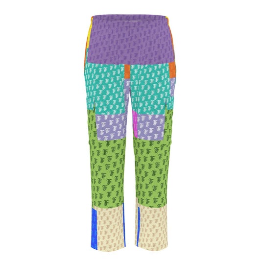 Pastel Patchwork | Track Cargo Pants