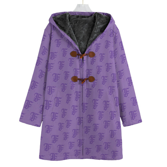 FFPurple | Fleece Canvas Coat