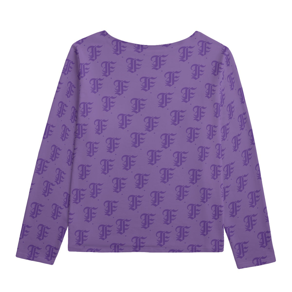 FFPurple Boat Neck Sweatshirt | 310GSM Cotton