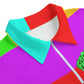 PopArt Striped Heavyweight Zip-Up Polo  | 310GSM Cotton