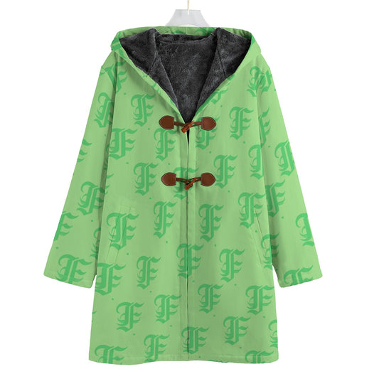 FFMintGreen | Fleece Canvas Coat