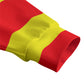 Red & Yellow Striped | Quarter Zip Sweater