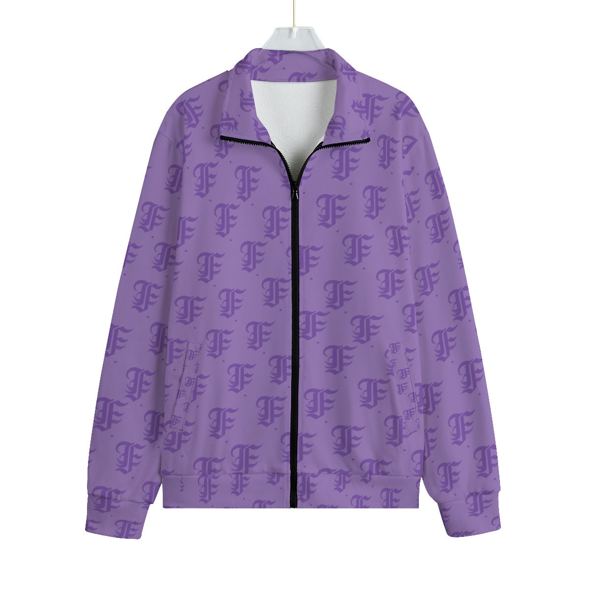FFPurple | Knitted Fleece Zip-up
