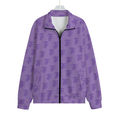 FFPurple | Knitted Fleece Zip-up