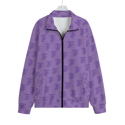 FFPurple | Knitted Fleece Zip-up