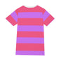 Pink & Purple Striped Tee | 190GSM Cotton
