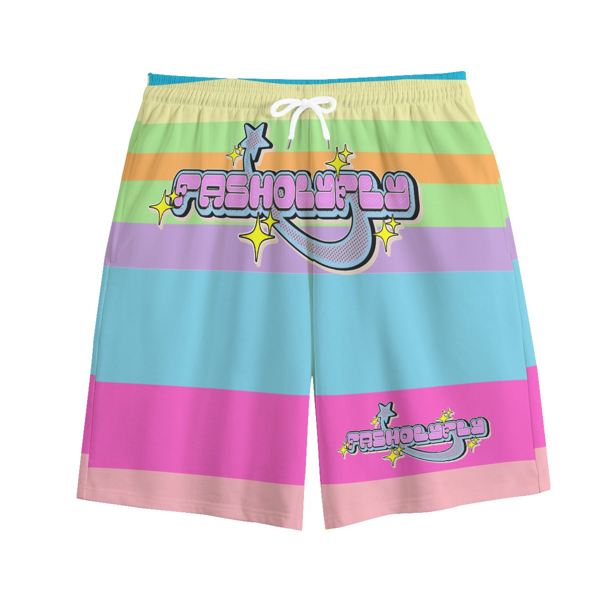 PastelStripped Shorts | 310GSM Cotton