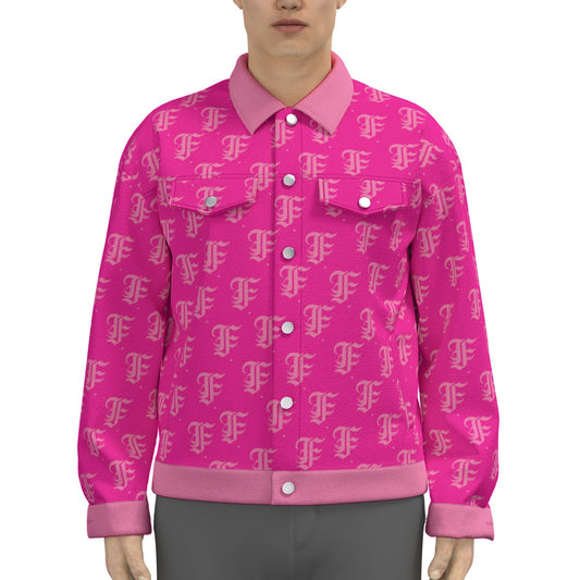 FFHotPink Trucker Jacket | 245GSM Cotton
