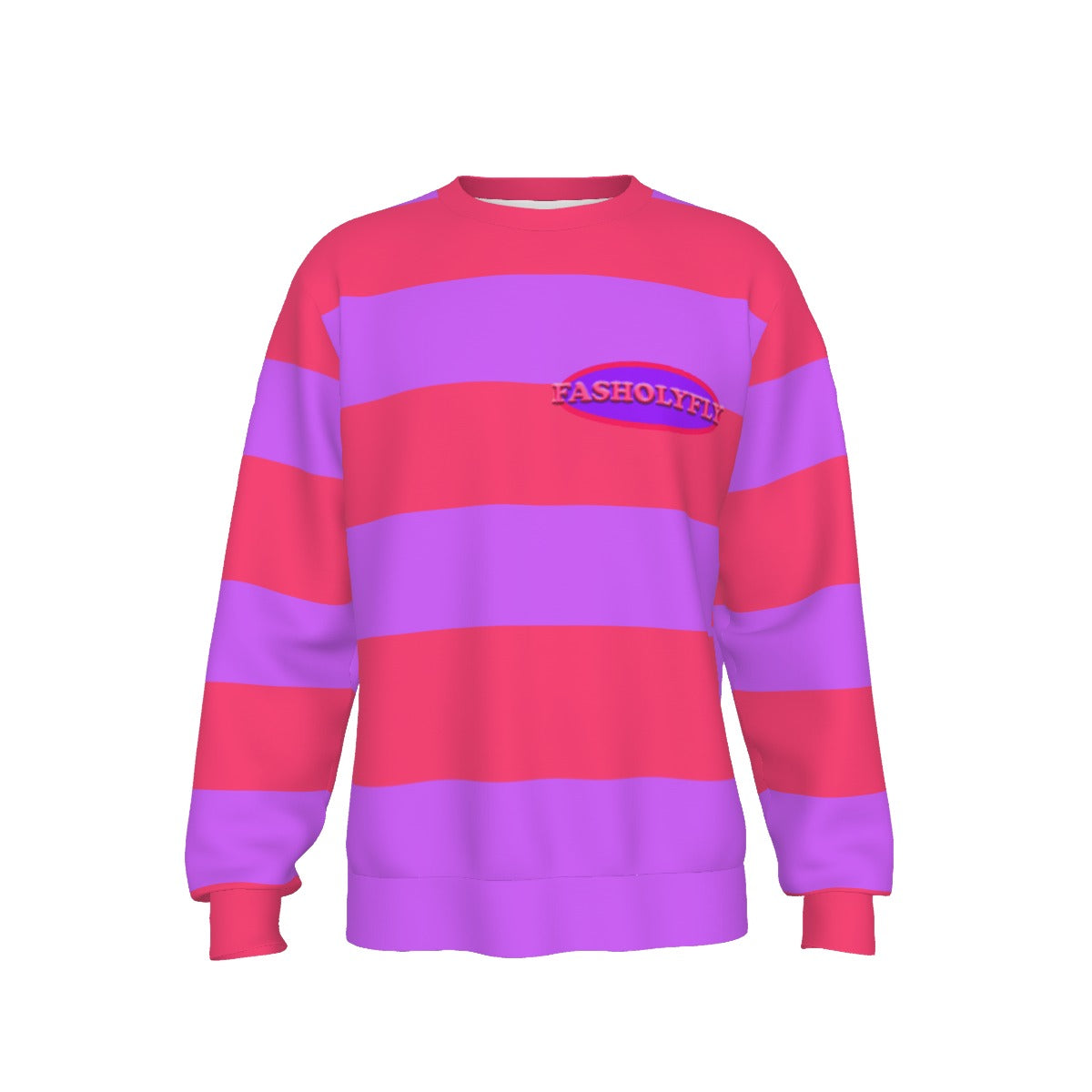 Purple & Pink Striped | Basic Sweater