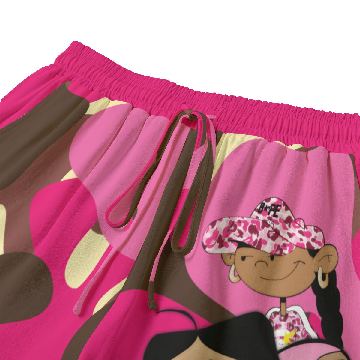 FFBLKGIRLPOP | Shorts With Drawstring  (Rayon)