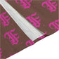 FFBrown&Pink Mid-slit Skirt | 245GSM Cotton
