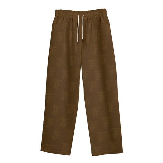 FFBrown Straight-leg Sweats | 245GSM Cotton