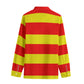 Red&Yellow Striped Button-Up |115GSM Cotton poplin