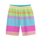 PastelStripped Shorts | 310GSM Cotton