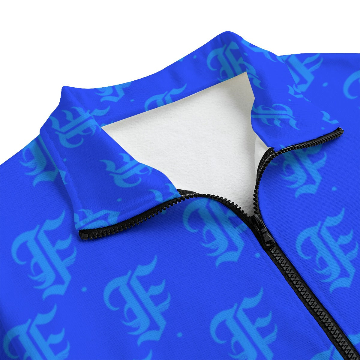FFBlue | Knitted Fleece Zip-up