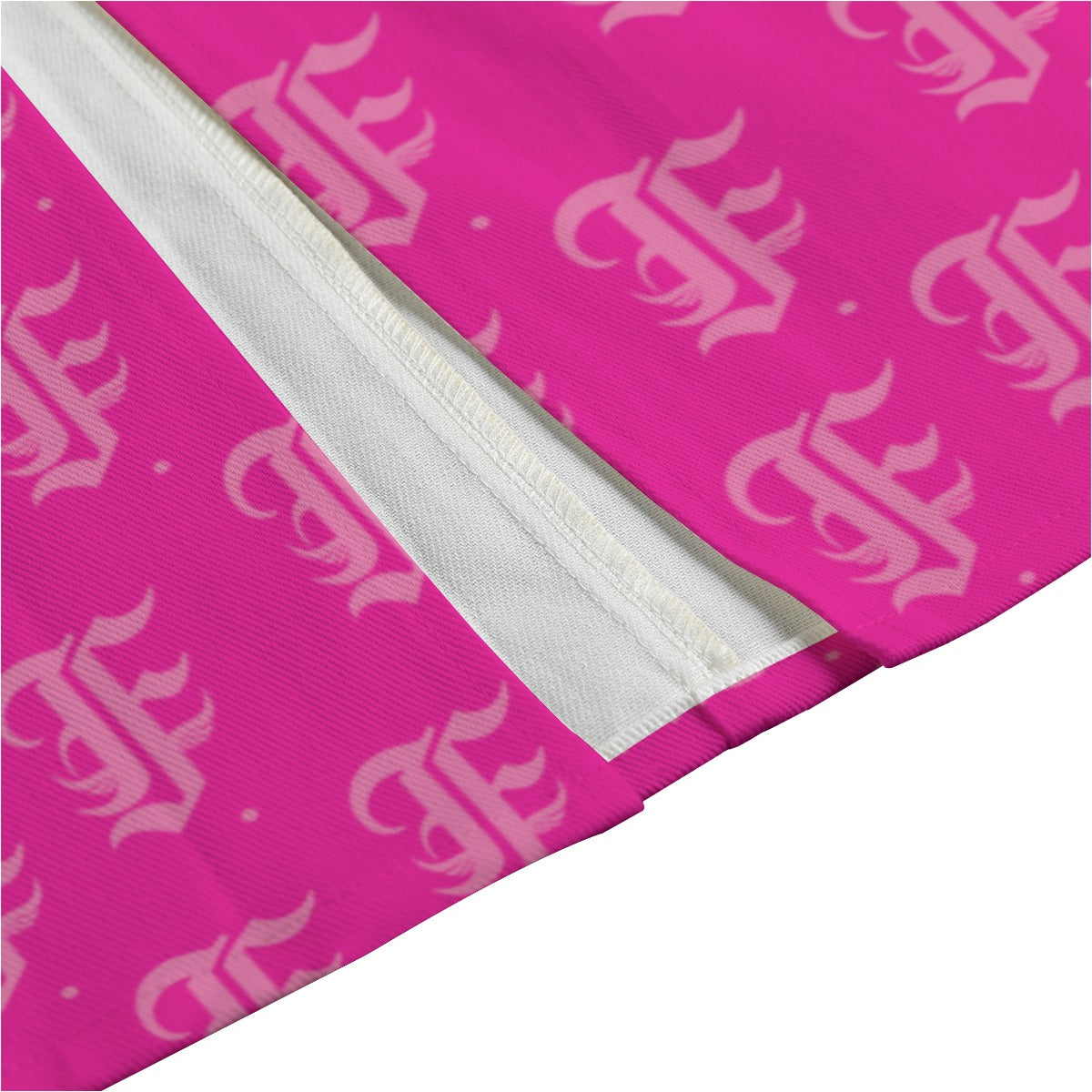 FFHotPink Mid-slit Skirt | 245GSM Cotton