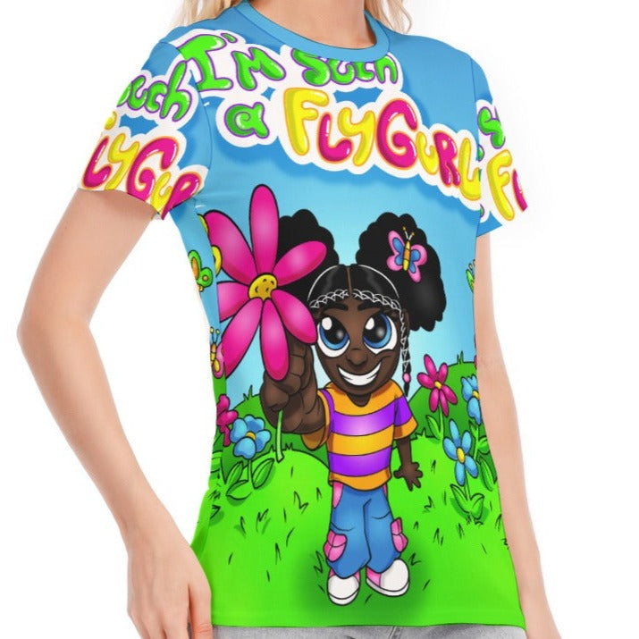 Such a FlyGurl AOP Tee | 190GSM Cotton