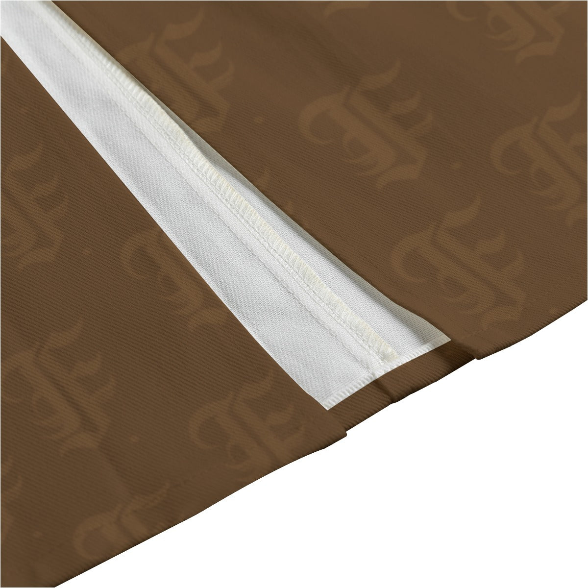FFBrown Mid-slit Skirt | 245GSM Cotton