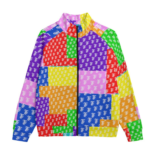 Multi-Color Patchwork Zip-up | 310GSM Cotton