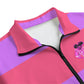 BBYGIRL Striped | Knitted Fleece Zip-up