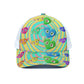 FFPastelHearts Swirl |  Cap W/ White Half-mesh