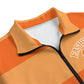 Creamsicle Striped | Knitted Fleece Zip-up
