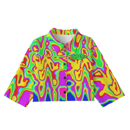 FFGROOVY Cropped Button-Up Jacket | 245GSM Cotton