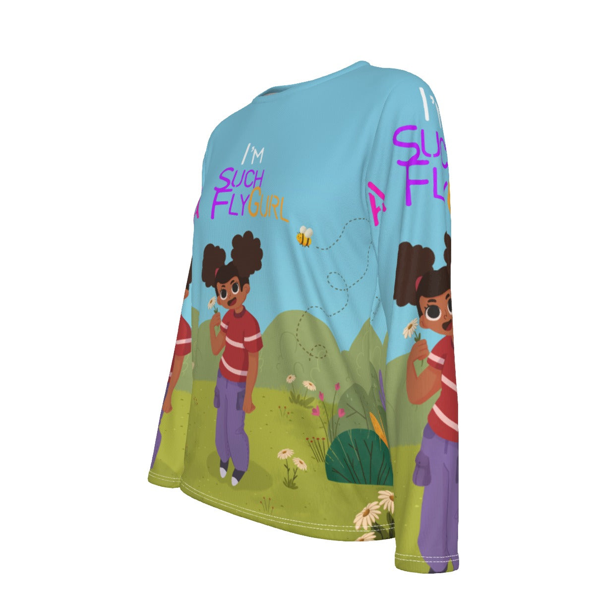 I'm Such A FlyGurl  Oversized AOP Tee | 190GSM Cotton