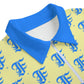 FFCremeBlue Heavyweight Zip-Up Polo  | 310GSM Cotton