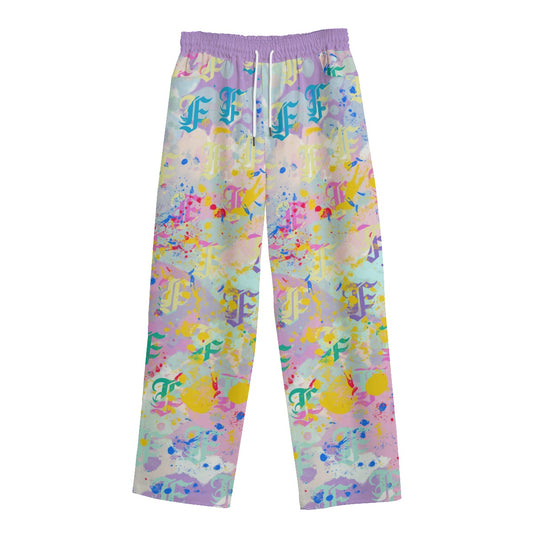 FFPastel Splatter Straight-leg Sweats | 245GSM Cotton
