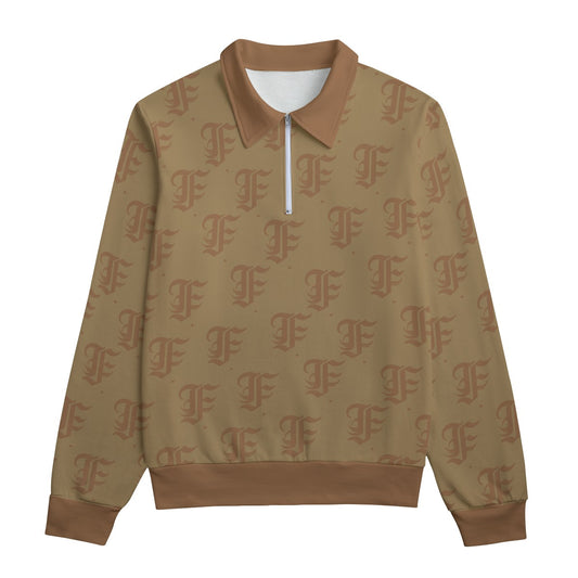 FFCoffee Heavyweight Zip-Up Polo  | 310GSM Cotton