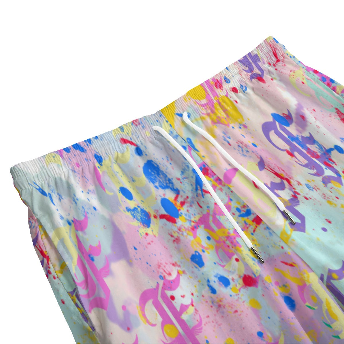 FFPastel Splatter Shorts | 115GSM Cotton poplin