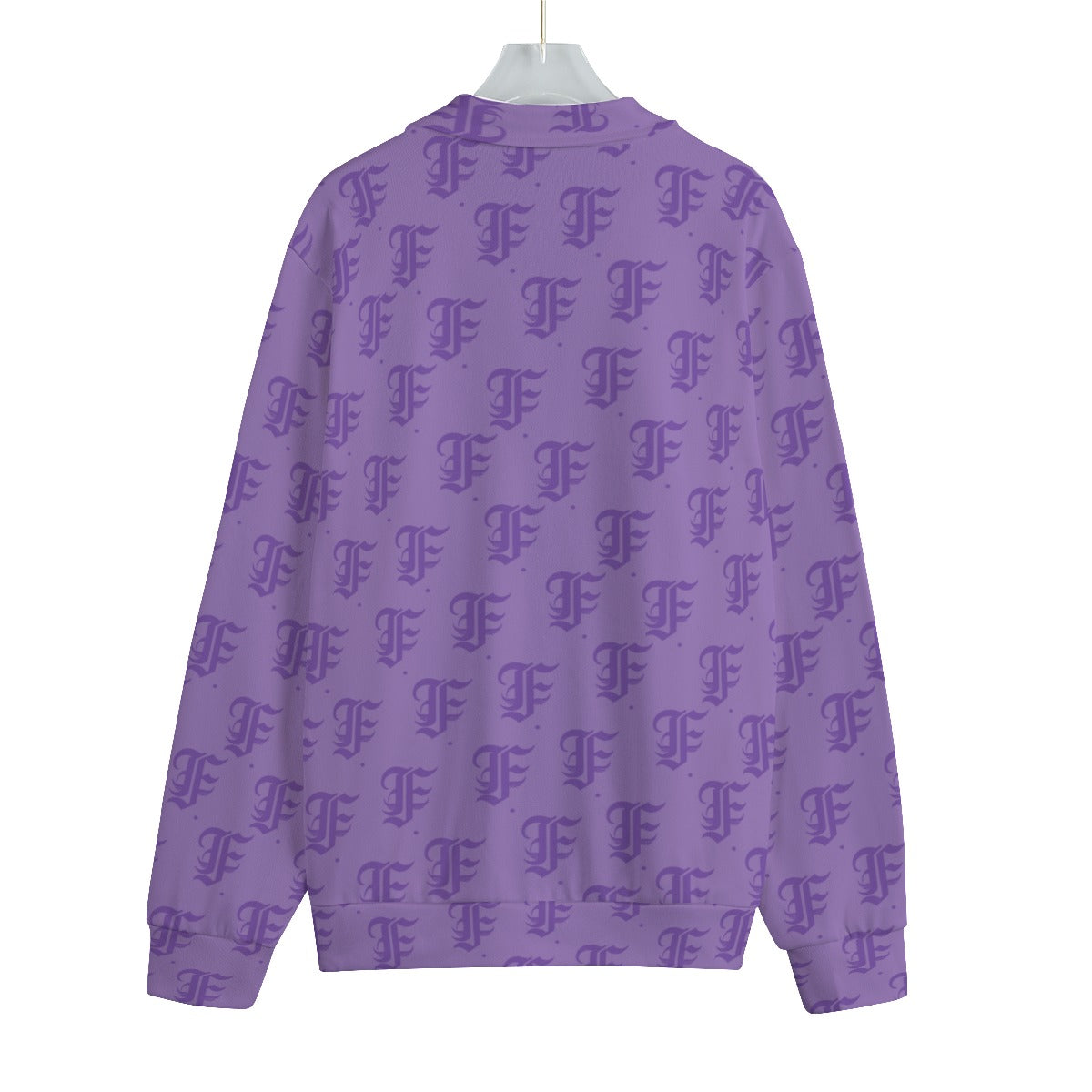 FFPurple | Knitted Fleece Zip-up