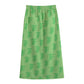 FFMintGreen Mid-slit Skirt | 245GSM Cotton